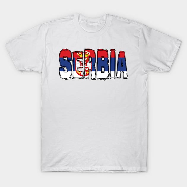 Serbia T-Shirt by Design5_by_Lyndsey